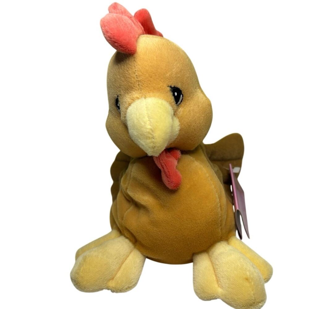Precious Moments Vintage Tender Tails Rooster Chicken Plush Beanie 1998 Enesco